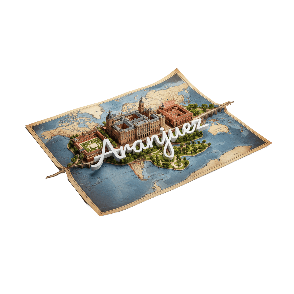 Ilustración del Palacio Real de Aranjuez