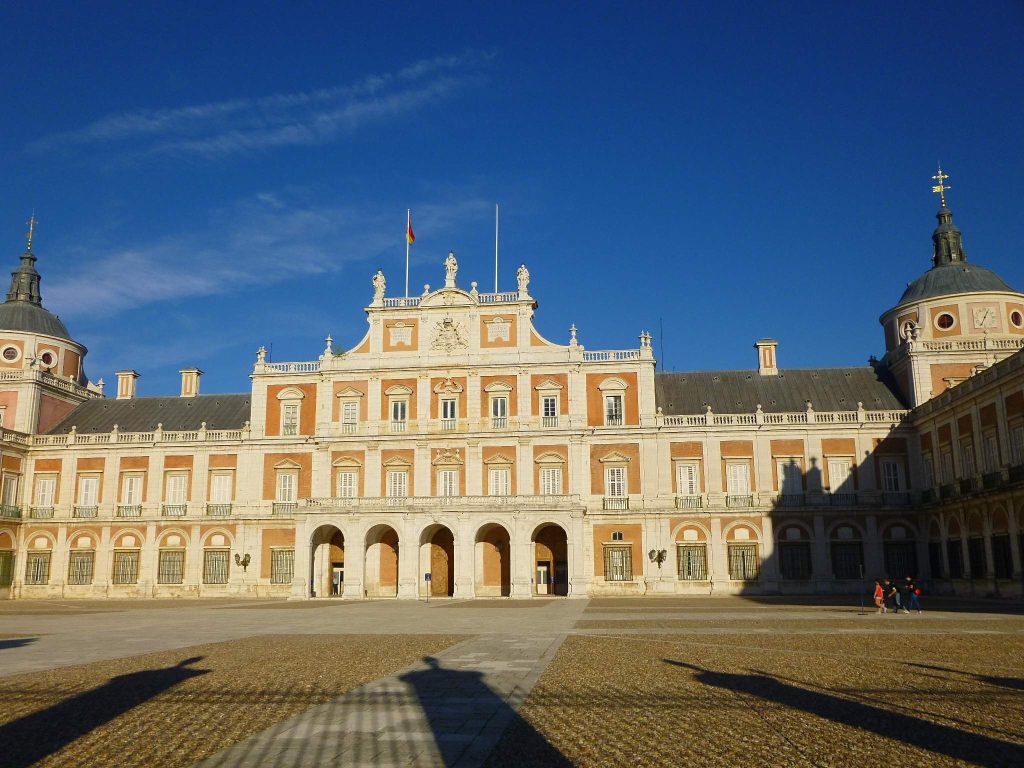 Fachada principal del Palacio Real de Aranjuez